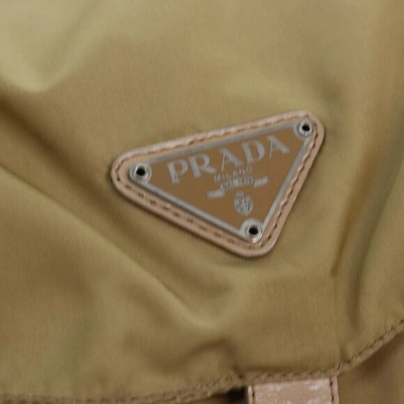 PRADA Backpack Nylon Beige Auth 73873 - Picture 11 of 16